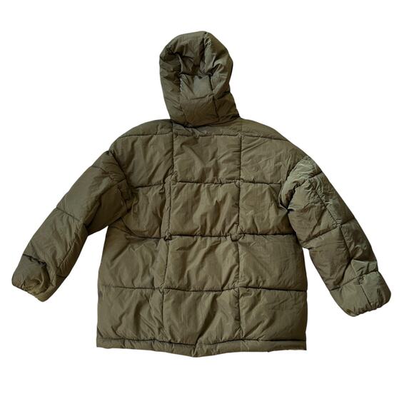 NEW Oof Wear Oversize Hooded Jacket 9063 Verde Oliva Olive Green - Picture 5 of 14